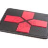 JTG Big Red Cross Medic Rubber Patch Blackmedic OD-TM-11232950500 35435 asgbox.pl