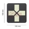 JTG Big Red Cross Medic Rubber Patch Glow OD-TM-11232960100 35434 asgbox.pl