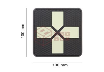 JTG Big Red Cross Medic Rubber Patch Glow - obrazek 5