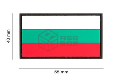 JTG Bulgarian Flag Rubber Patch Black - obrazek 5
