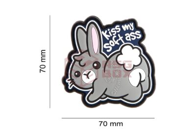 JTG Bunny Rubber Patch Multicolor - obrazek 5