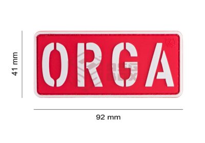 JTG ORGA Rubber Patch Red - obrazek 5