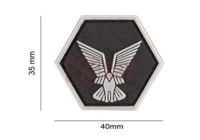 JTG Hex Scouts Rubber Patch Black - obrazek 5