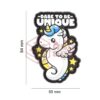 JTG Dare To Be Unique Rubber Patch Multicolor OD-TM-11234550000 35456 asgbox.pl