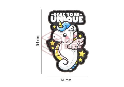JTG Dare To Be Unique Rubber Patch Multicolor - obrazek 5