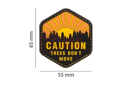 JTG Trees Don't Move Rubber Patch Multicolor - obrazek 5
