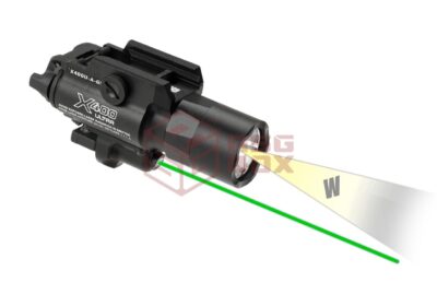 WADSN X400 Ultra Pistol Light / Laser Module Green Black - obrazek 6
