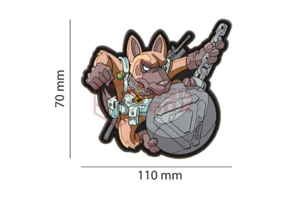 Outrider K9 Rubber Patch Multicolor - obrazek 5