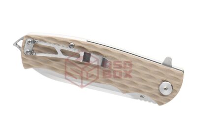 Bestech Knives Grampus G10 Linerlock Folder Beige - obrazek 3