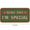 JTG Mama Says I'm Special Patch Green OD-TM-11342020000 37095 asgbox.pl