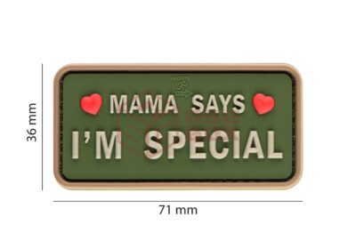 JTG Mama Says I'm Special Patch Green - obrazek 5
