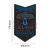 JTG Alien Invasion X-Files Patch Blue OD-TM-11342270000 37099 asgbox.pl