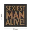 JTG Sexiest Man Alive Patch Black OD-TM-11342306000 37100 asgbox.pl