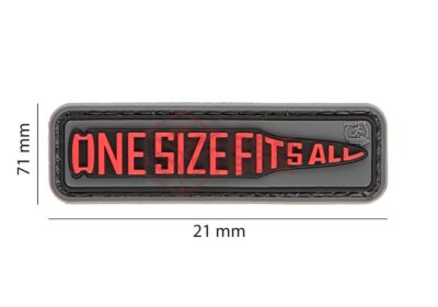 JTG 7,62 One Size Fits All Patch Red - obrazek 5