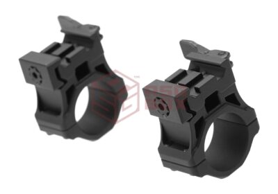 Leapers Accu-Sync QR 25.4mm Medium Profile Rings Black - obrazek 3