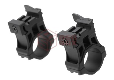 Leapers Accu-Sync QR 25.4mm High Profile Rings Black - obrazek 3