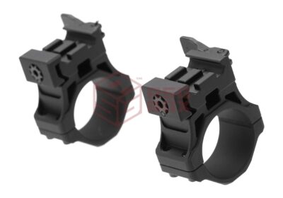 Leapers Accu-Sync QR 30mm Medium Profile Rings Black - obrazek 3