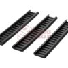 Ergo 18 Slot Textured Slim Line Rail Cover - 3 pcs Black OD-TM-11370806000 asgbox.pl