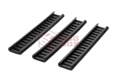 Ergo 18 Slot Textured Slim Line Rail Cover - 3 pcs Black - obrazek 4