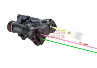 WADSN NGAL Illuminator / laser module Green + IR Aluminium Black - obrazek 3