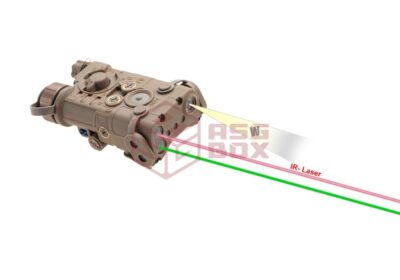 WADSN L-3 NGAL Illuminator / laser module Green + IR Dark Earth - obrazek 3