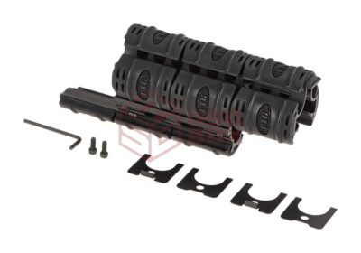 Leapers AK47 Quad Rail Handguard Black - obrazek 5