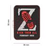 JTG Kick Them All Z Patch Red OD-TM-11417303500 39238 asgbox.pl