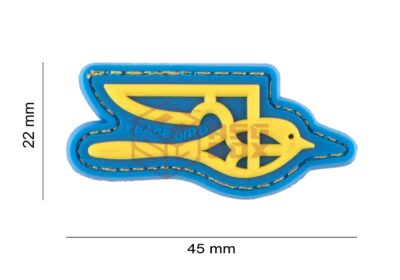 JTG Peace Bird Patch Blue - obrazek 4