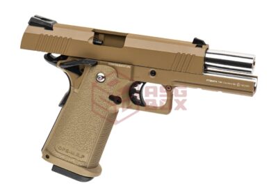 Golden Eagle 3303 Hi-Capa Full Metal GBB Tan - obrazek 3