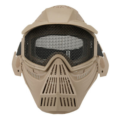 Alternative view of Full face Transformers Leader Mesh Mask V1 ( TAN )