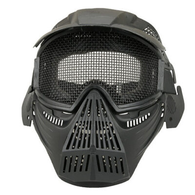 Alternative view of Full face Transformers Leader Mesh Mask V1 ( black )