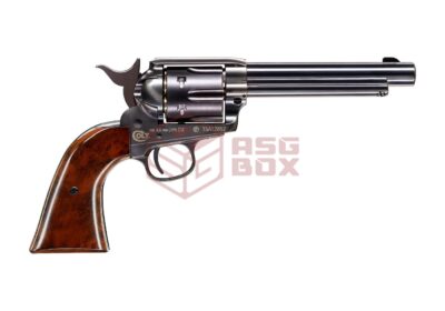 Colt SAA .45 Peacemaker 5.5 Inch Co2 Pellet Blued - obrazek 3