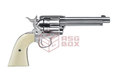 Colt SAA .45 Peacemaker 5.5 Inch Co2 Pellet Nickel - obrazek 3