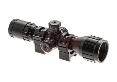 Leapers 3-9x32 1" BugBuster Scope AO RGB Mil-dot With QD Rings Black - obrazek 5