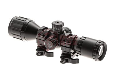 Leapers 3-9x32 1" BugBuster Scope AO RGB Mil-dot With QD Rings Black - obrazek 6