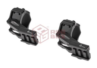 Leapers ACCU-SYNC 30mm High Profile 37mm Offset Picatinny Rings Black - obrazek 3