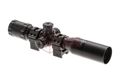 Leapers BugBuster 3-12X32 Scope Side AO Mil-Dot With QD Rings Black - obrazek 8