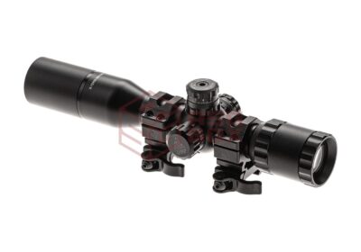 Leapers BugBuster 3-12X32 Scope Side AO Mil-Dot With QD Rings Black - obrazek 9