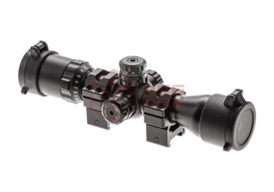 Leapers BugBuster 3-12X32 Scope Side AO Mil-Dot With QD Rings Black - obrazek 3