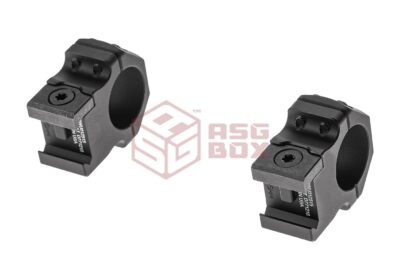 Leapers PRO 25.4mm Medium Profile P.O.I. Picatinny Rings Black - obrazek 3
