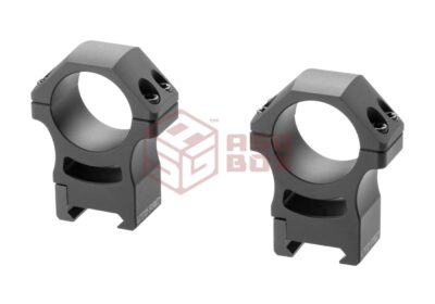 Leapers PRO 30mm High Profile P.O.I. Picatinny Rings Black - obrazek 3