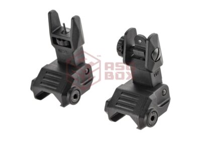 DLG Tactical High Profile Folding Sights Set Black - obrazek 4