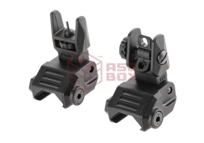 DLG Tactical Low Profile Folding Sight Set Black - obrazek 4