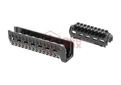 DLG Tactical AK/AK74 Polymer M-LOK Picatinny Handguard V2 Black - obrazek 4