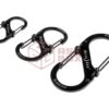 Nite Ize S-Biner Stainless Steel SlideLock 3pcs Black OD-TM-12176306000 44207 LSBC-01-R6 asgbox.pl