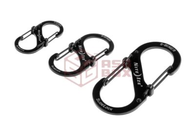 Nite Ize S-Biner Stainless Steel SlideLock 3pcs Black - obrazek 3