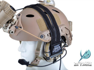 Conversion Kit for Tactical Helmets and Sordin Headset Stickers - BLACK - obrazek 2