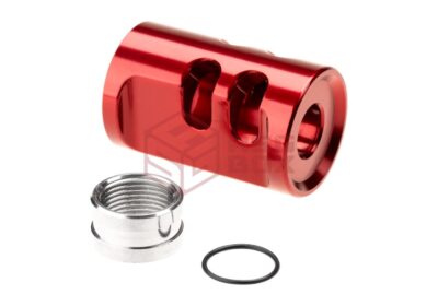 TTI Airsoft AAP01 Type-A Compensator 14mm CCW Red - obrazek 5