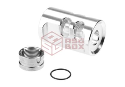 TTI Airsoft AAP01 Type-A Compensator 14mm CCW Silver - obrazek 5