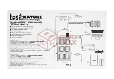 BasicNature Solar Charger Off Road - obrazek 8